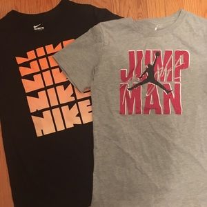Nike/Jordan Boys Large 2 Shirt Lot